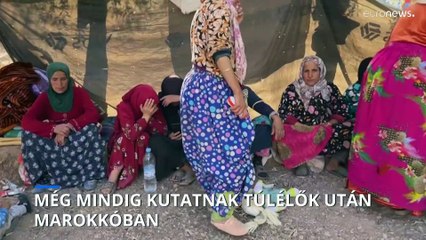 Tovább kutatnak túlélők után Marokkóban