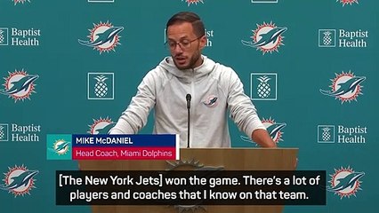 Dolphins coach not writing off Jets after Rodgers injury