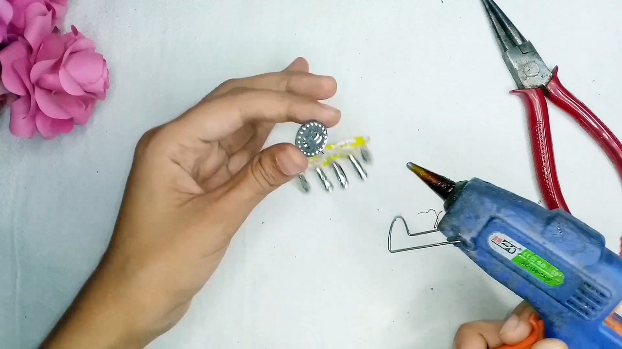 Fabric Earrings Making ||How to make earrings || handmade jewelry