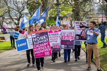 Calvary Nurses stop work - September, 14, 2023 - The Examiner