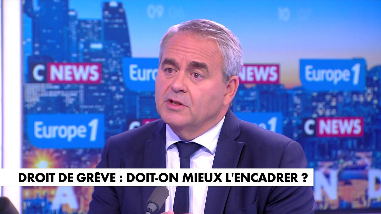 Xavier Bertrand : «Il faut faire évoluer la loi sur le service minimum»