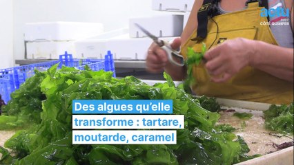 Scarlette, première patronne de pêche du pays et cueilleuse d'algues