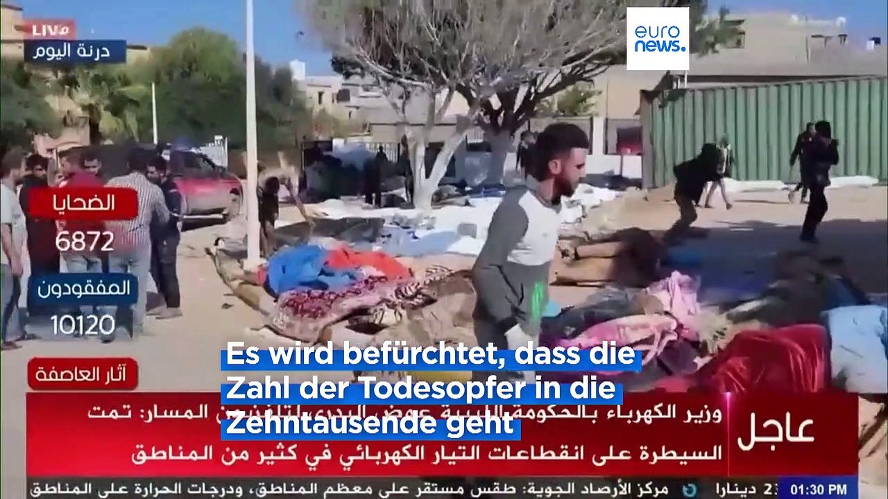 Libyen nach den Überschwemmungen: 'Überall sind Leichen'