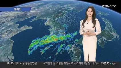 [날씨] 밤부터 전남해안 호우…내일 전국 비 오락가락