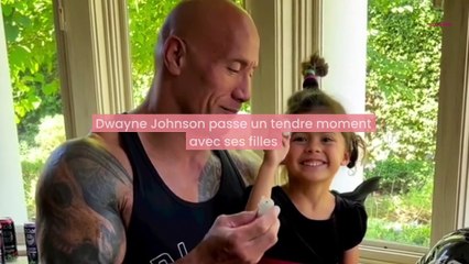 The Rock passe un tendre moment avec ses filles
