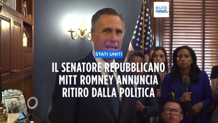 Stati Uniti, Mitt Romney si ritira dalla politica. L'invito a Trump e Biden: spazio ai giovani