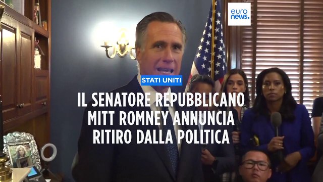 Stati Uniti, Mitt Romney si ritira dalla politica. L'invito a Trump e Biden: spazio ai giovani