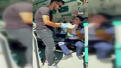 Alo acil 112 tavuğum yaralandı