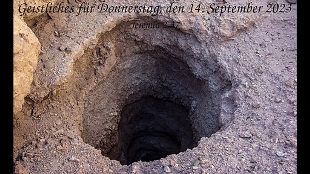 Geistliches für Donnerstag, den 14. September 2023