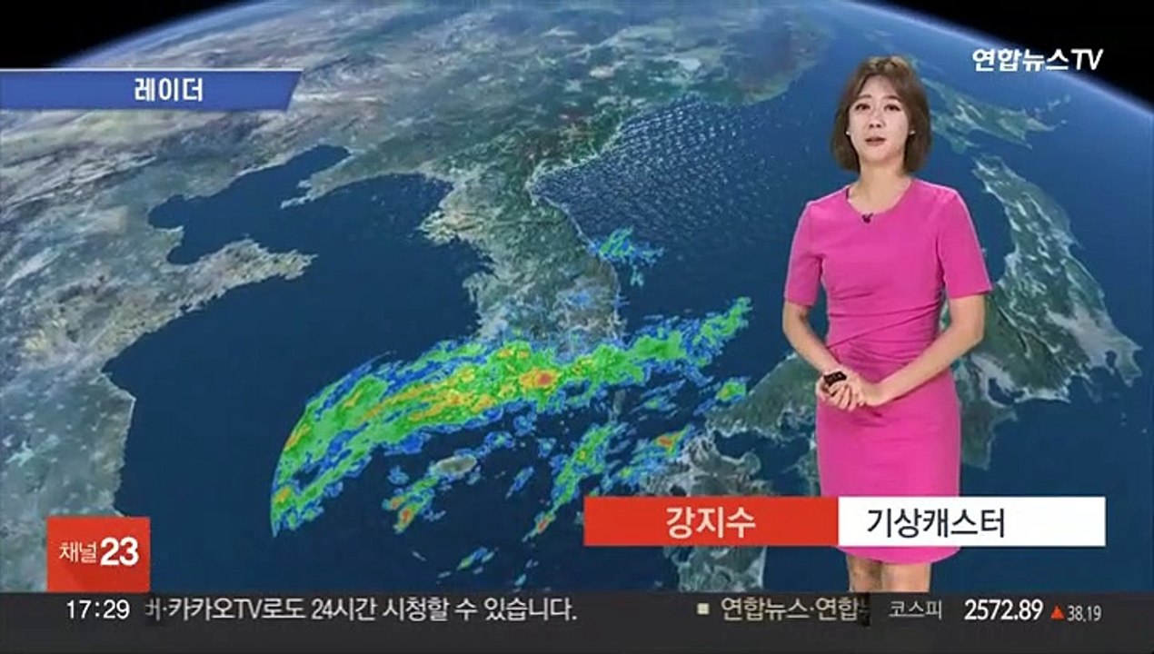 [날씨] 오늘 남부, 내일 전국 대부분 비…모레까지 120㎜ 호우