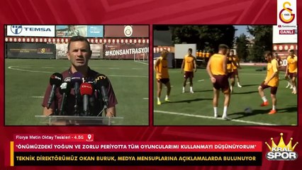 Okan Buruk, sulama sisteminin azizliğine uğradı