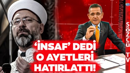 Fatih Portakal 'İnsaf' dedi Diyanet'e O Ayetleri Hatırlattı!