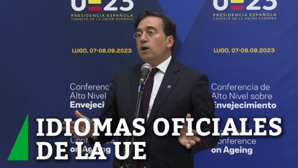 Albares destacó el "espíritu constructivo" de los países UE para admitir como oficiales catalán, euskera y gallego