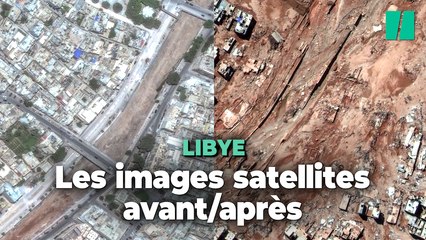 Download Video: Ces images satellites de la Libye montrent les dégâts provoqués par les inondations de la tempête Daniel