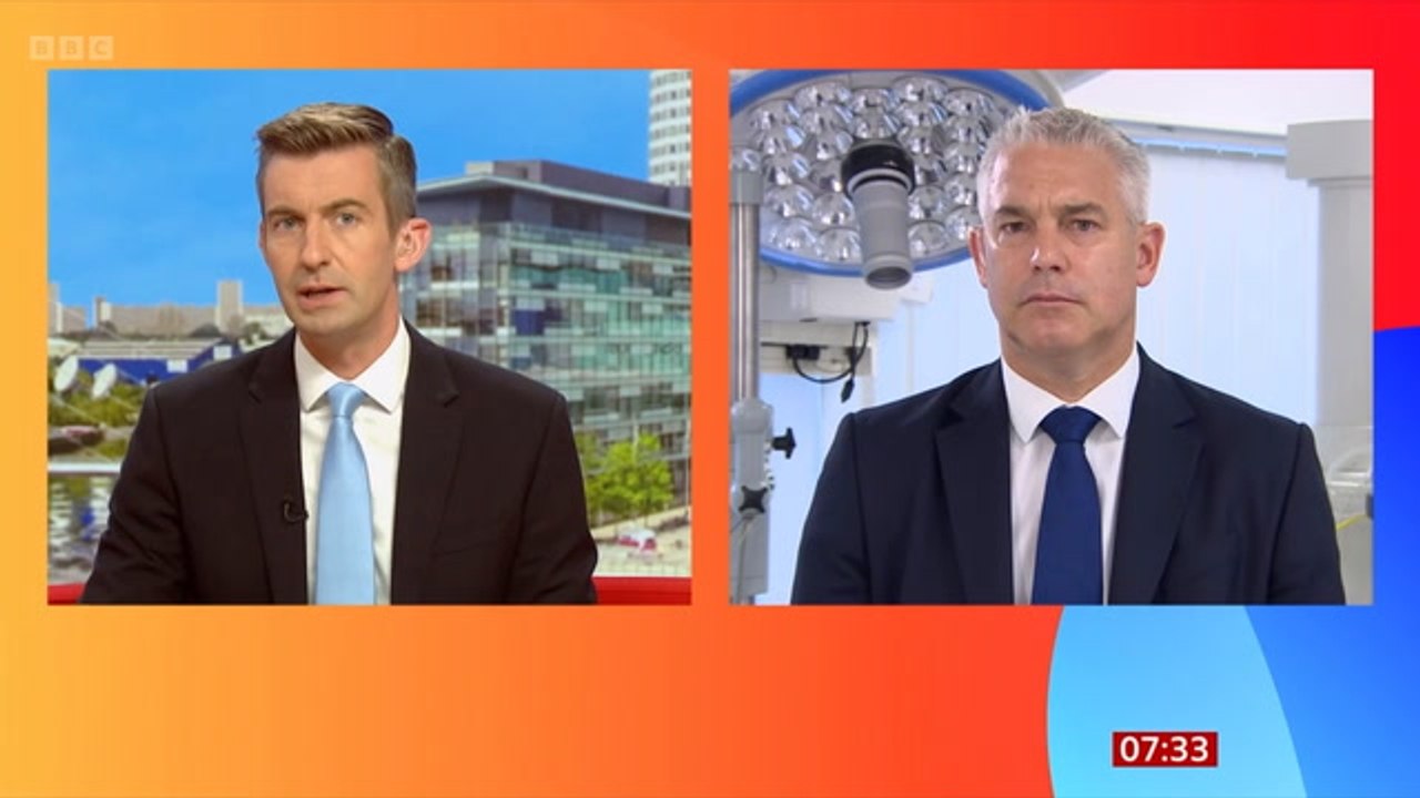 Steve Barclay responds as NHS waiting list reaches new record high of 7.68m people