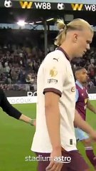 Two goals not enough! Pep vents at Haaland at half time