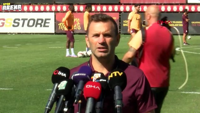 Galatasaray'da Okan Buruk'tan kontrat, Ziyech, Ndombele, Zaha ve Şampiyonlar Ligi açıklaması