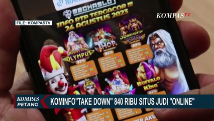Sepanjang 2022, Kominfo Sudah 'Take Down' 840 Ribu Situs Judi Online!