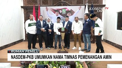 Télécharger la video: Gelar Konsolidasi, Nasdem dan PKB Sepakat Bentuk Tim Pemenangan Anies-Cak Imin dengan Nama 'Amin'