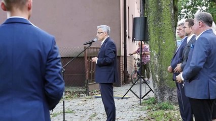 Dziennik Zachodni / Minister Waldemar Ruda w Zabrzu / reporter Karina Trojok