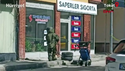 Tokat'ta ihbar edilen cisim, konfeti patlama düzeneği çıktı