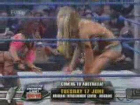 Michelle & Cherry vs Victoria & Maryse (Ref: Eve) - 3/28/08