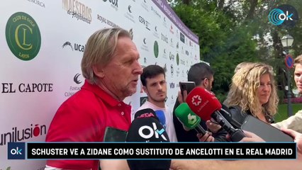 Schuster ve a Zidane como sustituto de Ancelotti en el Real Madrid