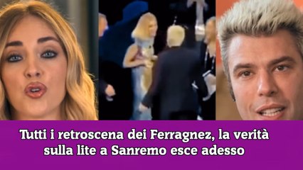Tutti i retroscena dei Ferragnez, la verità sulla lite a Sanremo esce adesso