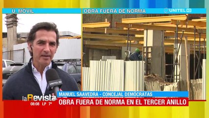 Mamen se refiere a la obra en el mercado Abasto en Santa Cruz