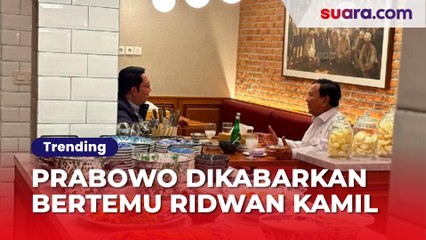 Prabowo Bertemu Ridwan Kamil, Waketum Golkar: Mungkin Penjajakan Sebelum Penentuan Cawapres