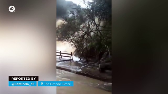 Catastrophic flooding in Porto Alegre, Brazil.
