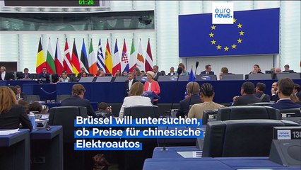 China verärgert über geplante E-Auto-Untersuchung der EU