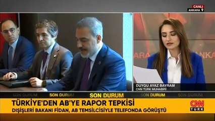 Bakan Fidan, AB Komiseri Varhelyi ile telefonda görüştü