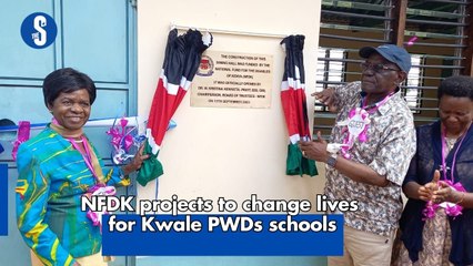 NFDK projects to change lives for Kwale PWDs schools