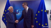 Borrell vede Vucic e Kurti per allentare tensioni Serbia-Kosovo