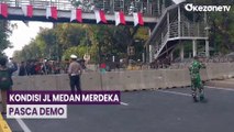 Jalan Medan Merdeka Barat Kembali Dibuka Pasca Demo Buruh