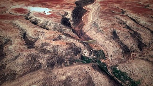 Animated map of Derna, in Libya, before the deadly floods