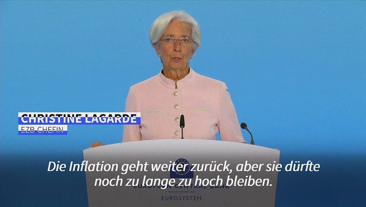 Ezb-chefin erläutert erneute leitzinserhöhung
