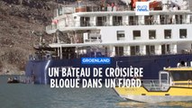 Le navire de croisière bloqué dans un fjord au Groenland a été renfloué