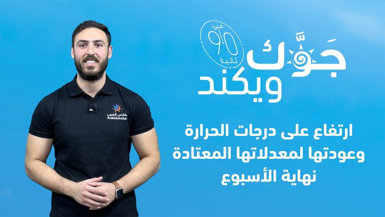 الأردن | ارتفاع على درجات الحرارة وعودتها لمعدلاتها المعتادة نهاية الأسبوع | الخميس 14-9-2023