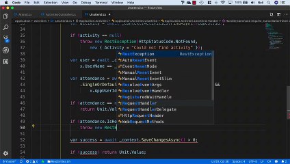 Entity Framework Core Relationships (Legacy) - Adding the remove attendance feature