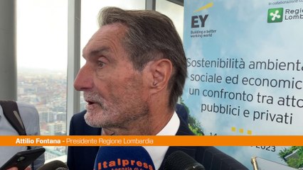 Fontana "Discorsi sul cambiamento climatico non siano ideologizzati"