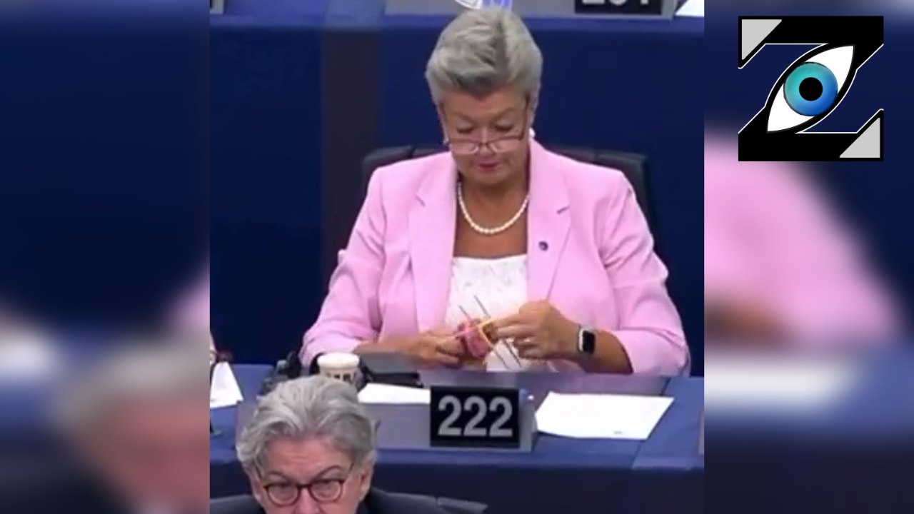 [Zap Net] Une commissaire européenne tricote pendant un discours d'Ursula Van Der Leyen (14/09/23)