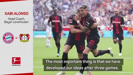 'The table isn't important' - Alonso on Leverkusen's Bundesliga top spot