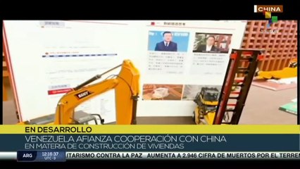 Venezuela afianza cooperación con China en materia de construcción de viviendas
