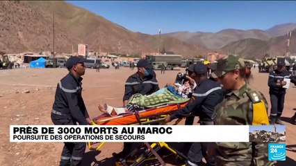 Séisme au Maroc : dans la région d’Al-Haouz, un hôpital de campagne prend en charge les victimes