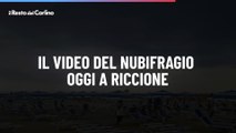 Il video del nubifragio oggi a Riccione
