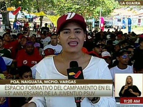 La Guaira | JPSUV por sus 15 años realiza Espacio Formativo del Campamento a jóvenes del partido