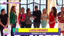 Lucía Méndez DEMANDARÍA a Laura Zapata si sigue HABLANDO de ella