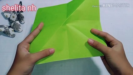 how to make hanging origami butterflies